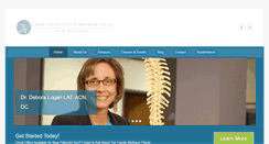 Desktop Screenshot of loganchiropracticcenter.com